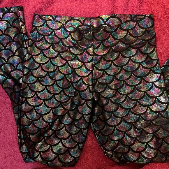 Mermaid rainbow leggings limited - Picture 5 of 8